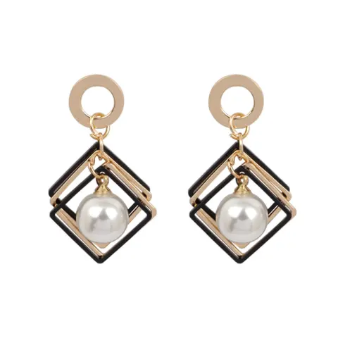 Simple Sequin Acrylic Earrings