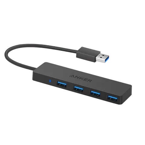 High Speed 4-port Hub Hub Hub Laptop Converter