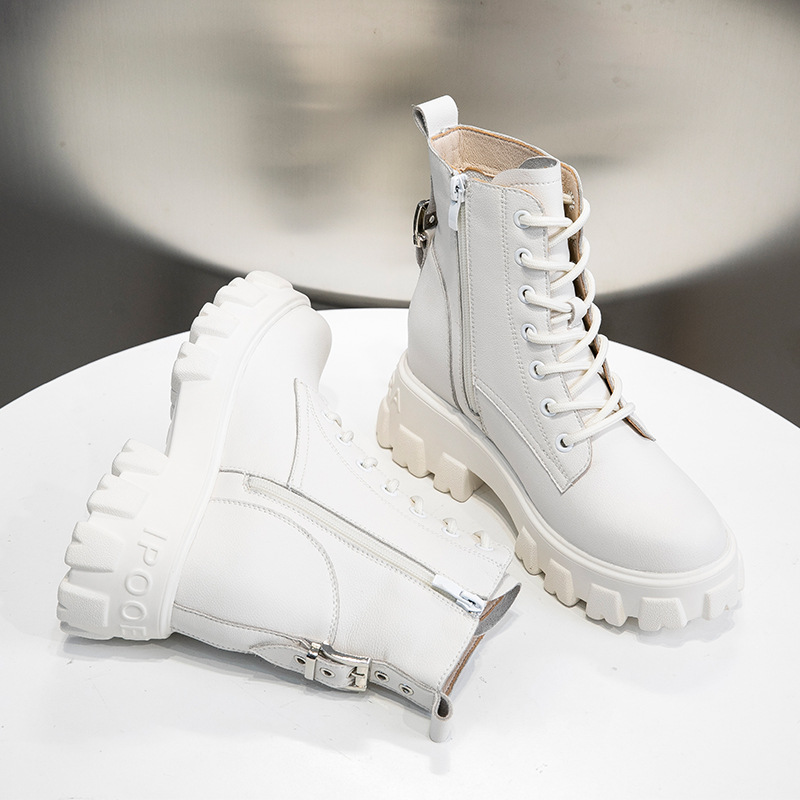 Vintage British style leather boots