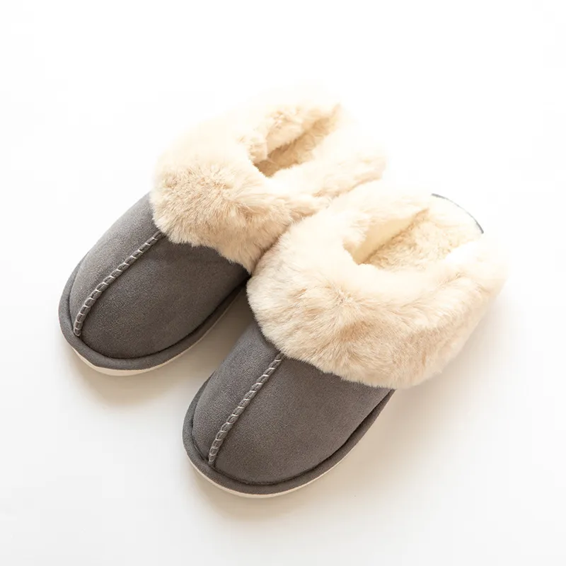 Cotton slippers - Grey