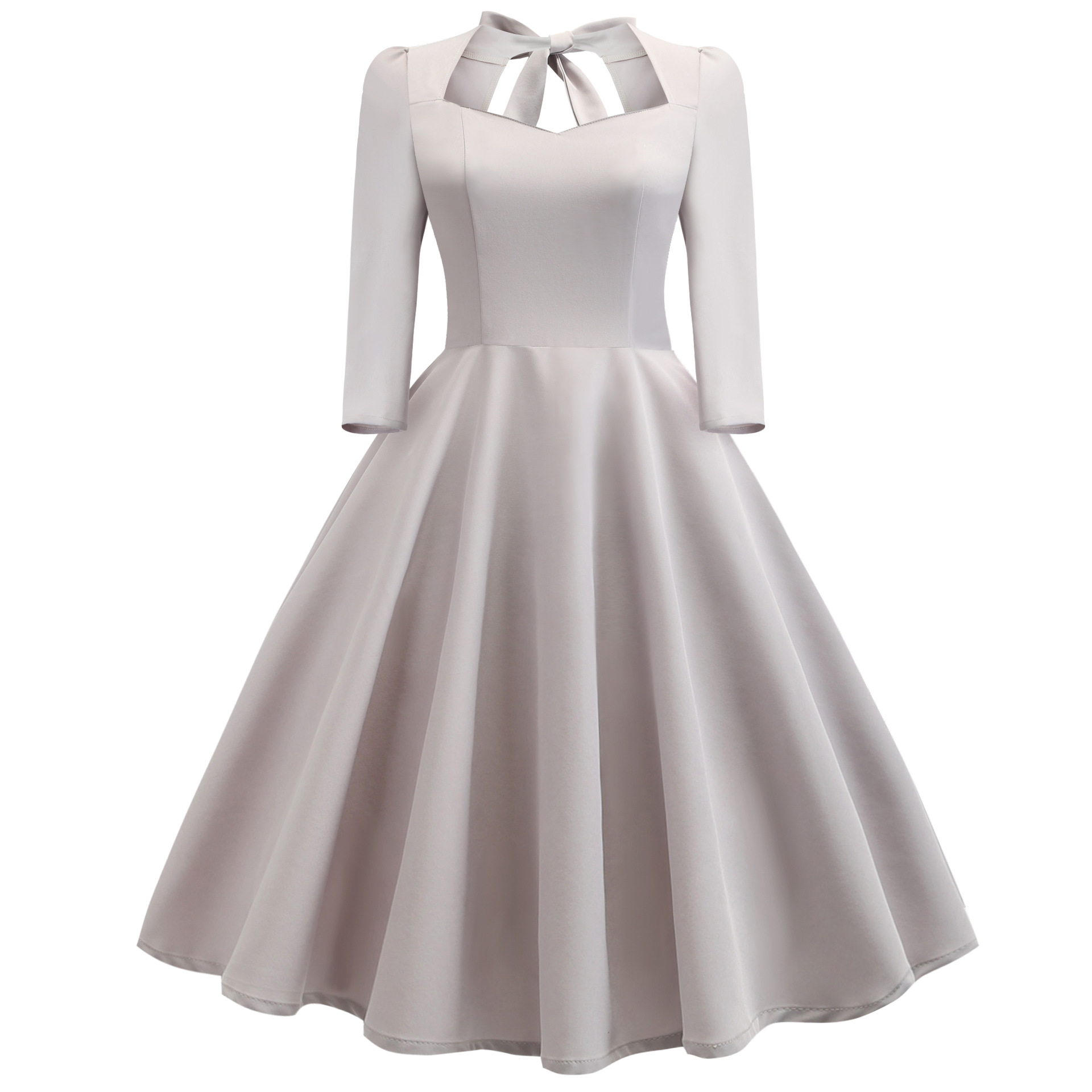 Bow leaky back dress