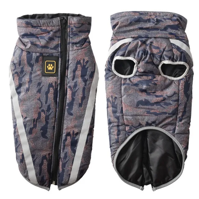 New big dog reflective jacket Navy Blue - Shop at LoveMi