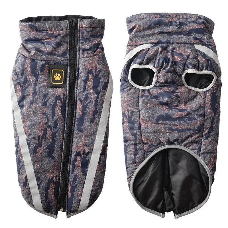 New big dog reflective jacket - Navy Blue