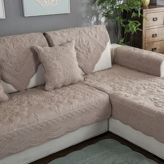 Pure cotton modern minimalist sofa cushion Khaki - Shop at LoveMi