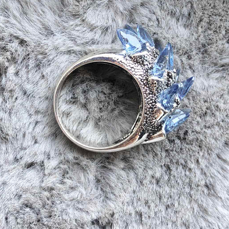 Electroplated zircon ring