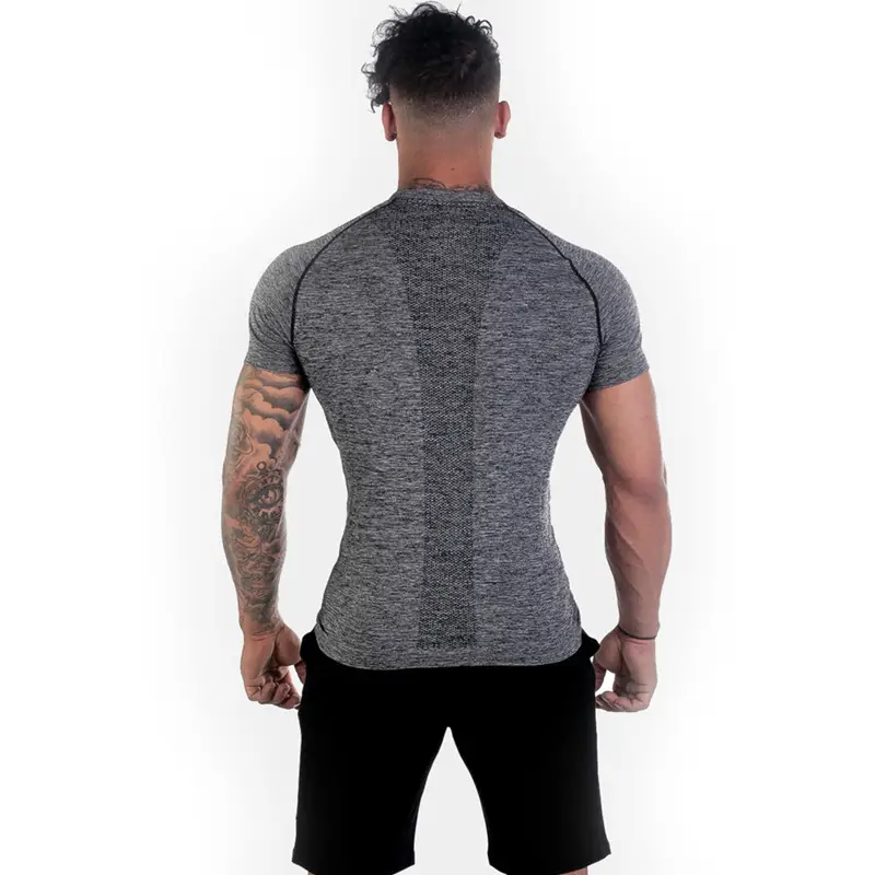 Summer running sports fitness short sleeve t-shirt