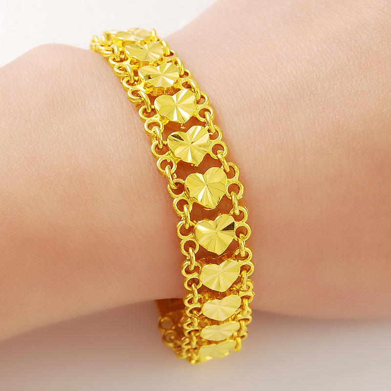 Gold multicore bracelet