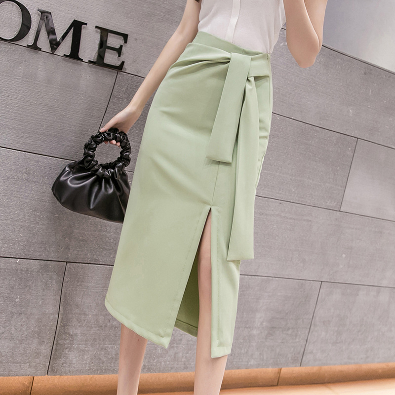 Slit lace skirt Green - Shop at LoveMi