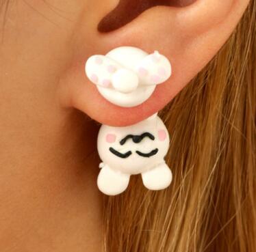 Fashion personality animal soft clay Earrings