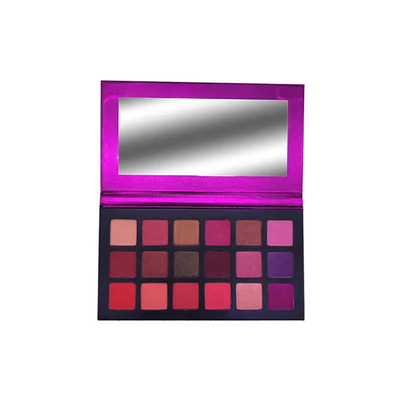 18 color eyeshadow palette square eyeshadow - Black