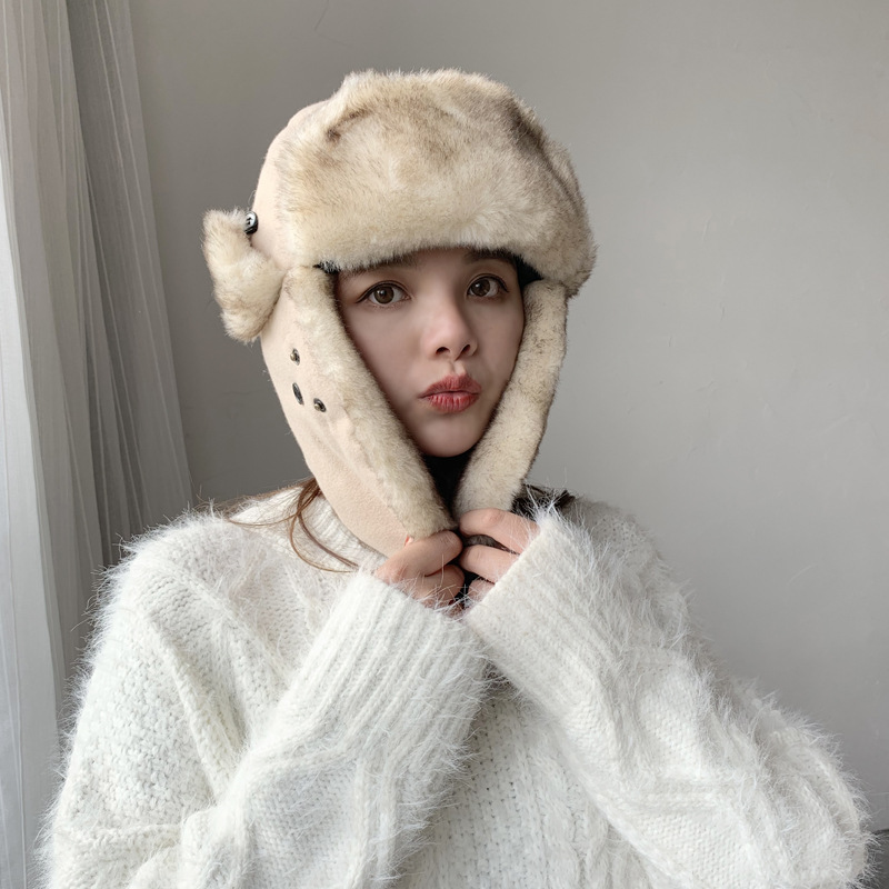 Милый щенок Лэй Фэн, мультяшная лыжная шапка на открытом воздухе