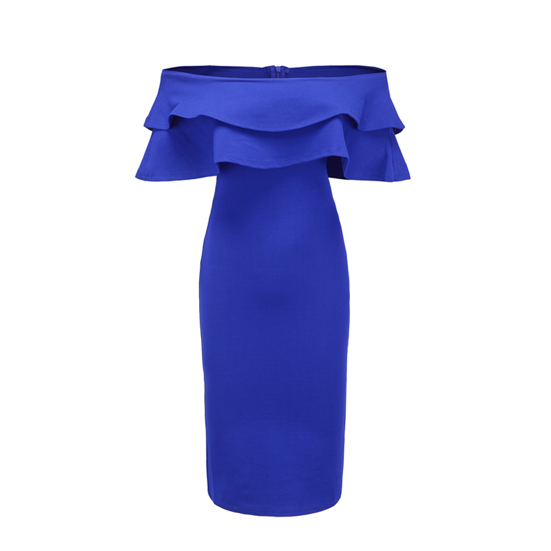 Strapless tight-fitting hip skirt