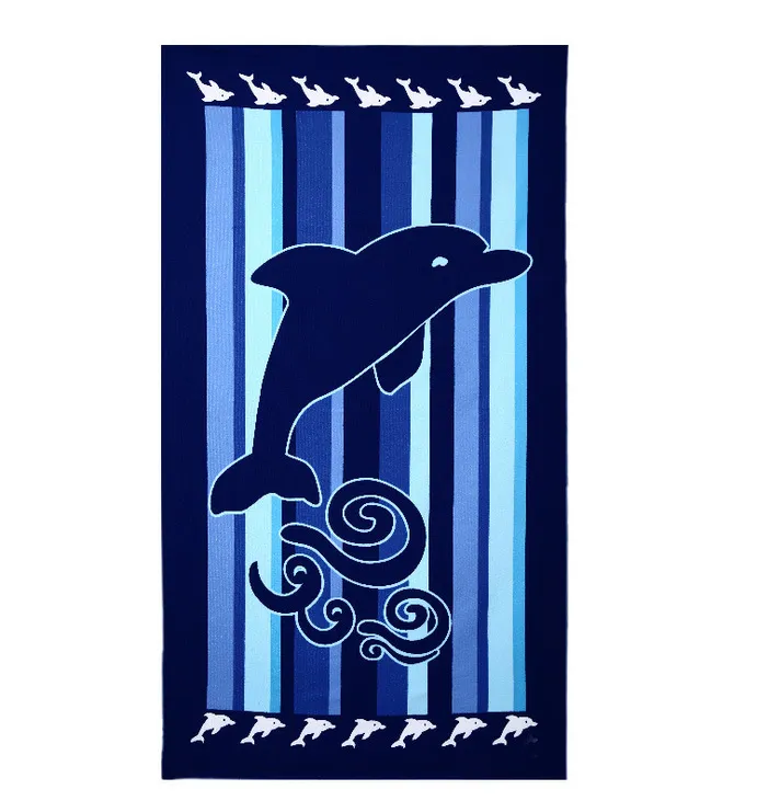 Printed beach towel - Dolphin