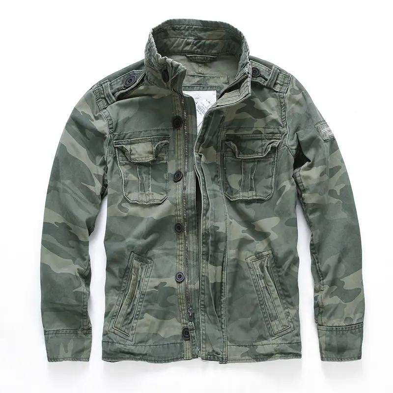 Camouflage Denim Jacket