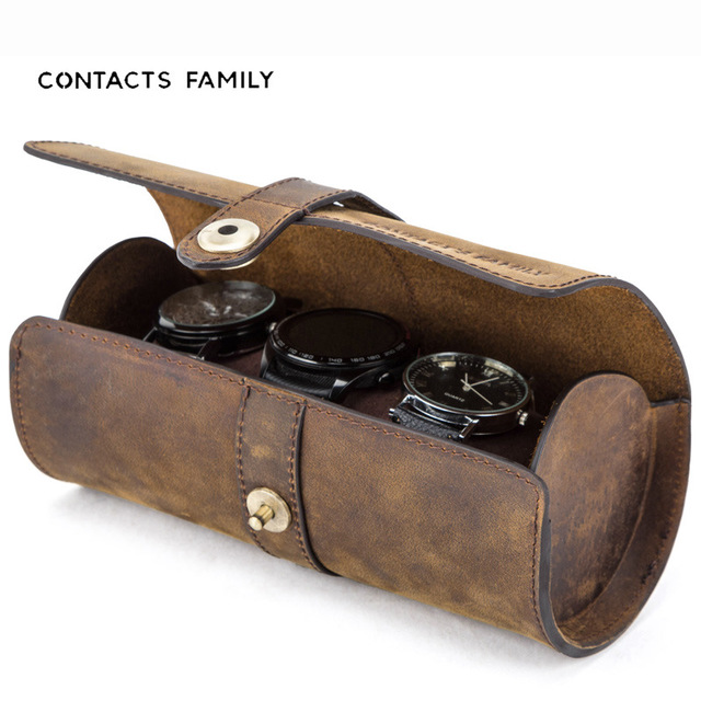 Leather multi-functional watch bag - Image 4