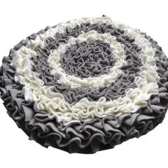 Pet dog sniffing pad bite-resistant puzzle consumes energy - Grey - View 1