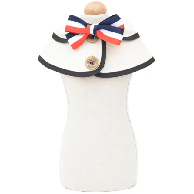 Pet bow tie saliva towel Beige - Shop at LoveMi