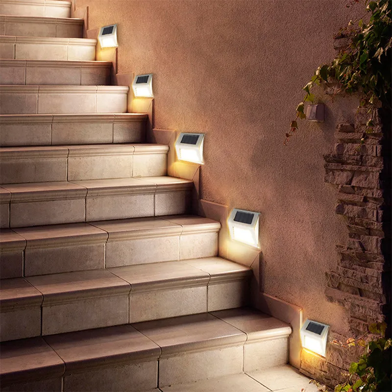 Solar stair lamp garden courtyard corner 6LED small night light – image 3