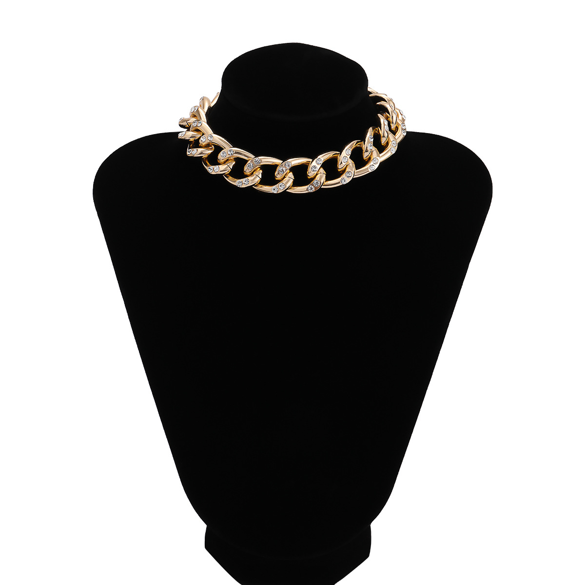 High quality punk lock necklace