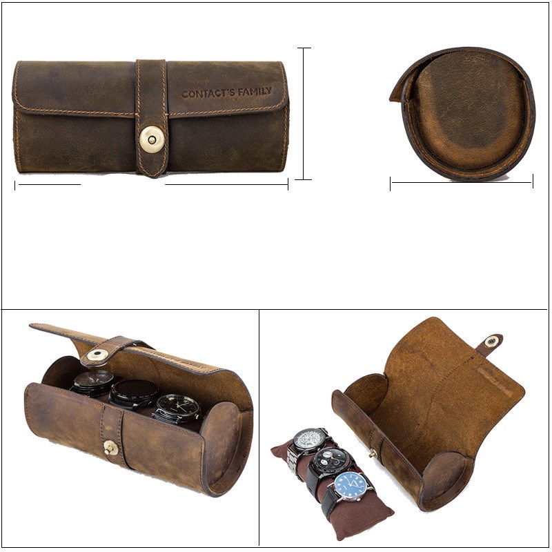 Leather multi-functional watch bag - Image 2