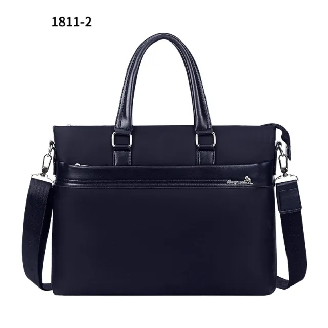 Bonnis Kangaroo nylon cloth men's briefcase Blue - Shop at LoveMi