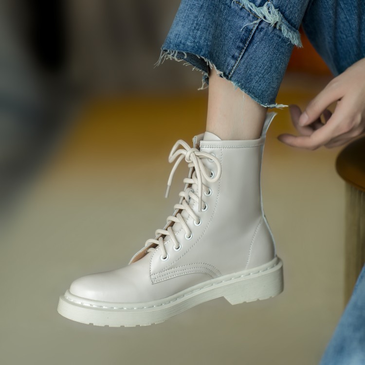  new British round head lace up Martin boots