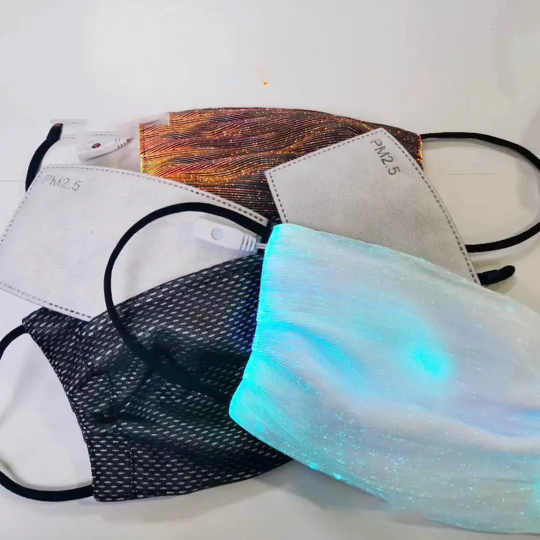 LED luminous facial accessories
