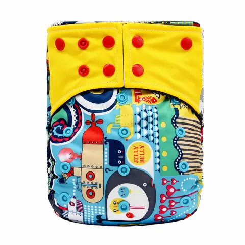 New Square Head Bamboo Charcoal Fiber Cloth Diapers