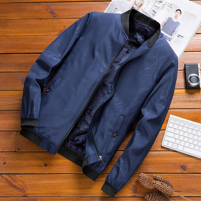 Men's Jacket Stand Collar Trendy Brand Baseball Collar