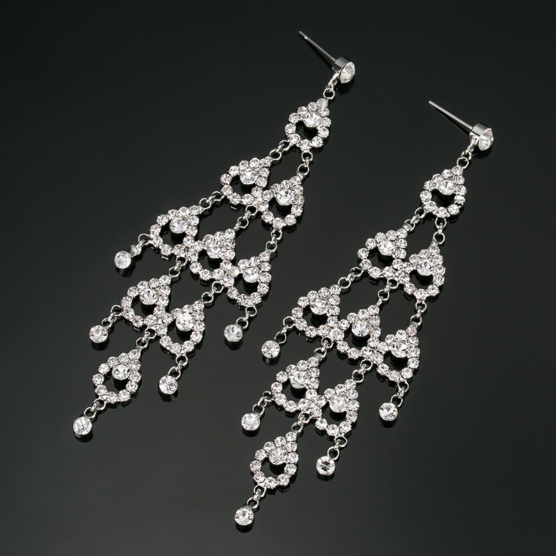 Korean Version Of Exaggerated Earrings Long Jewelry Earrings Women
