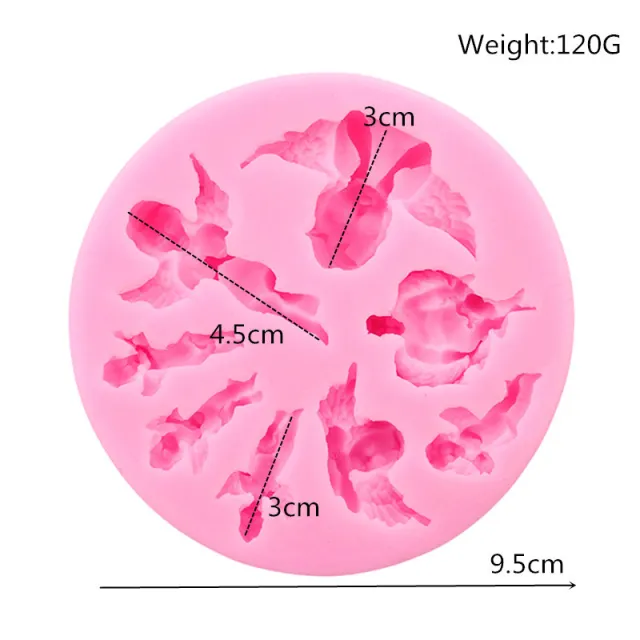 8 Little Angels Combined Liquid Silicone Mold Angel - Shop at LoveMi