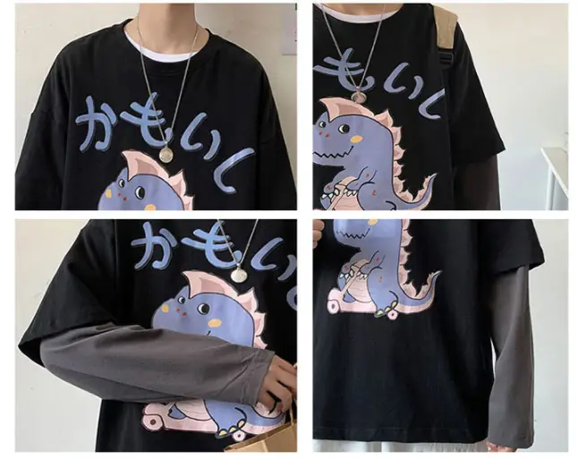 All-match Loose Top T-shirt Trend Bottoming Shirt