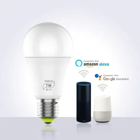 LED Smart Wifi Bulb Supports Alexa and Googleled Voice