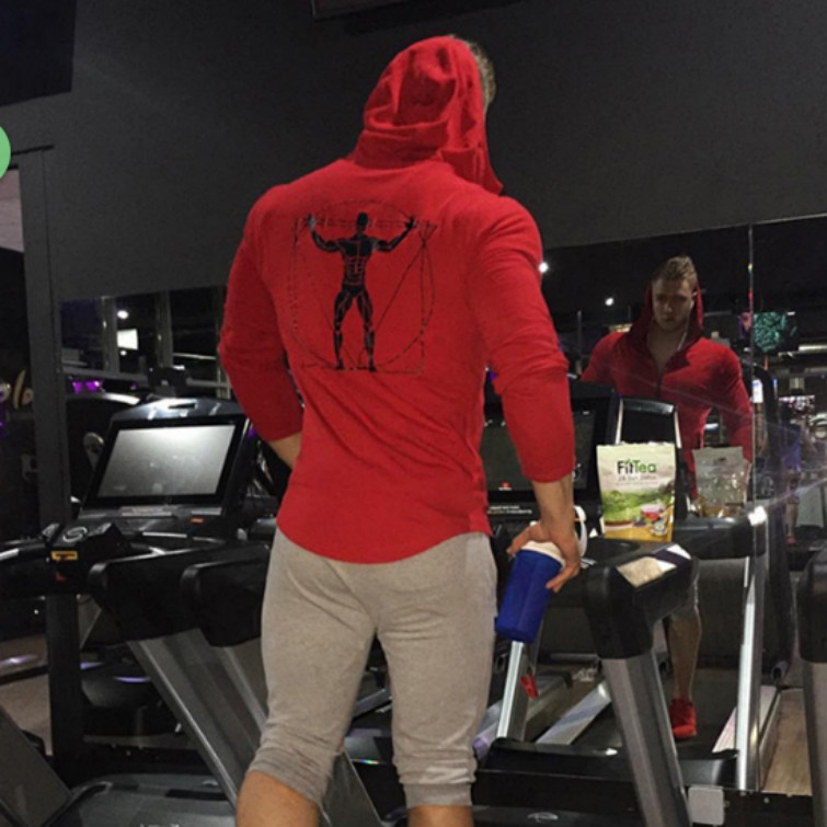 Sports Casual Sweater Brothers Slim Hooded Stretch Jacket