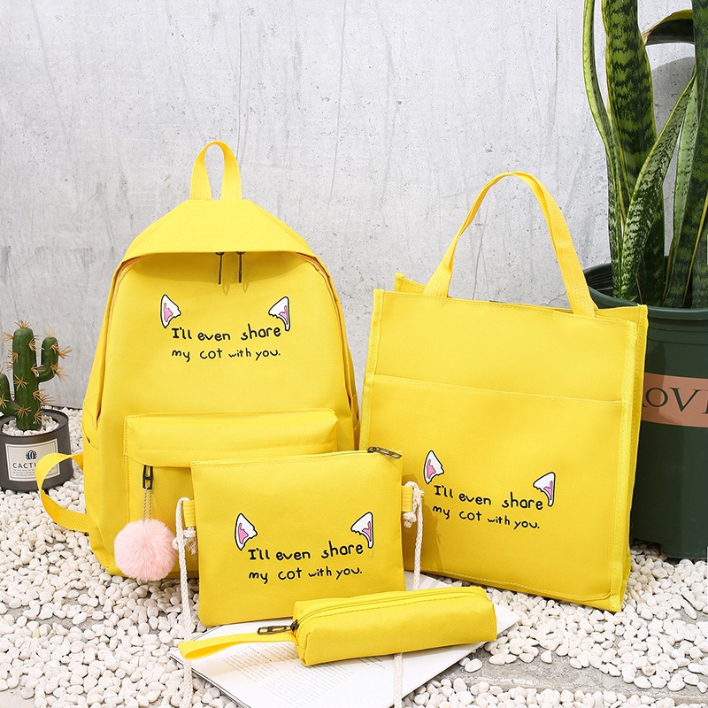Schoolbag Female Large-Capacity Waterproof Korean Version