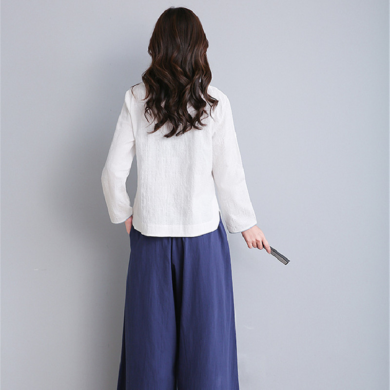 Two-piece Female Chinese Style Improved Retro Tang Suit