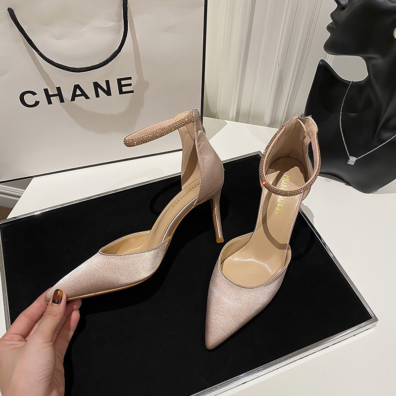 Women's High Heels Pointed Toe Stiletto Single Shoes