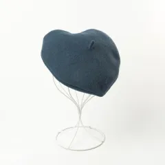 Europe and America Heart-Shaped Beret - Blue - View 1