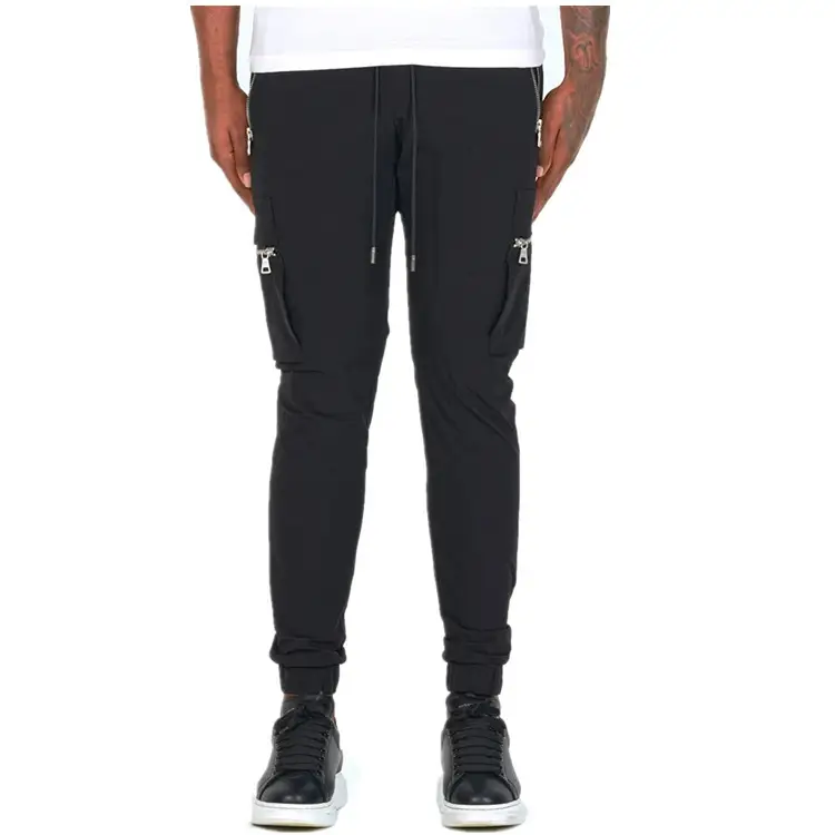 Sports Casual Slim-fit Cargo Pants With Large Pockets