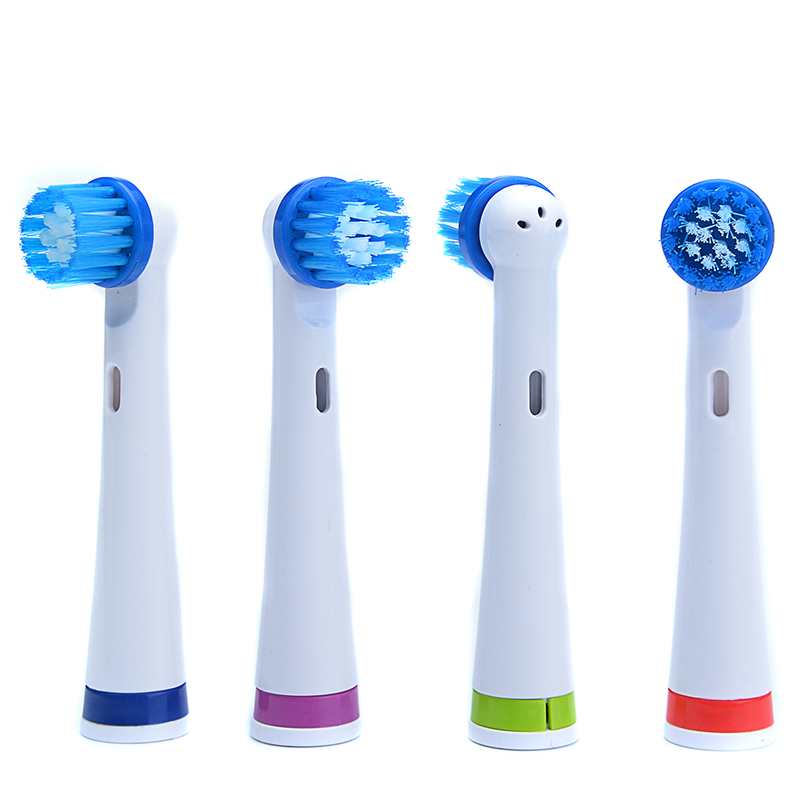 4 toothbrush heads