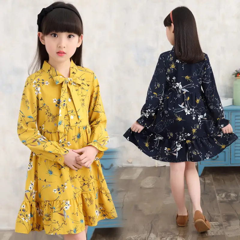 Older Children's Skirt Floral Dress Trend