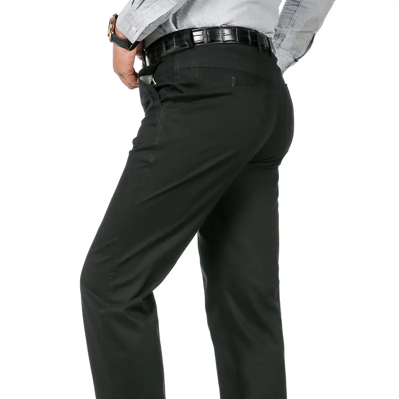 Spring and Summer Thin Men's Business Casual Pants Men's Straight Loose