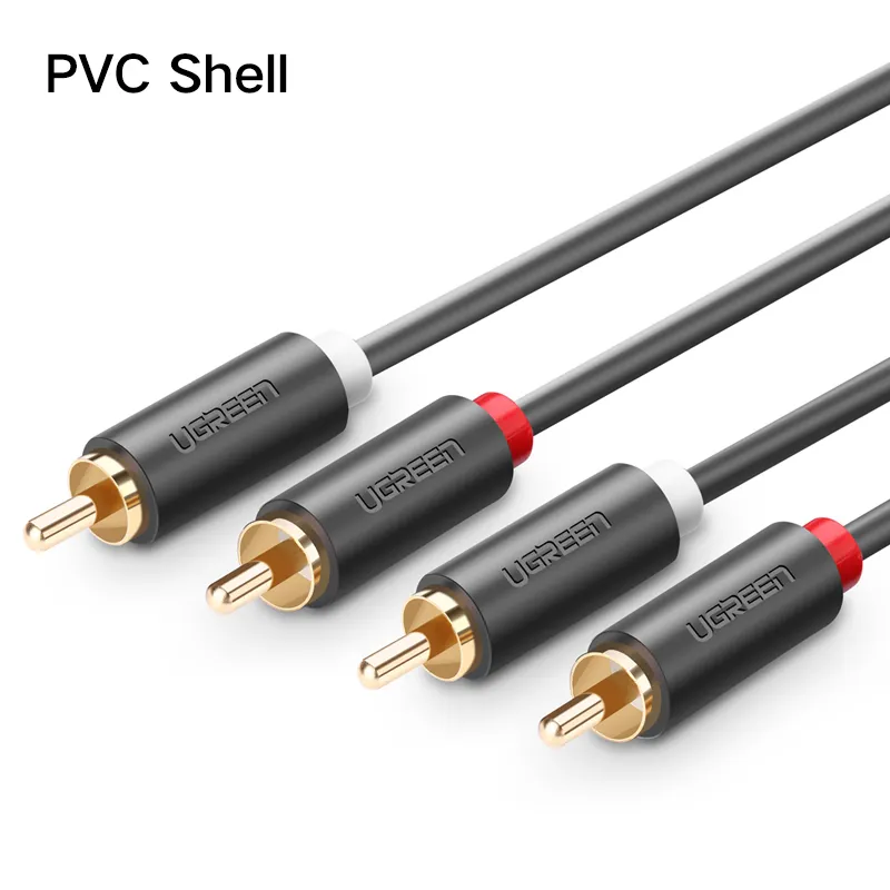Double Lotus Head Audio Cable Two