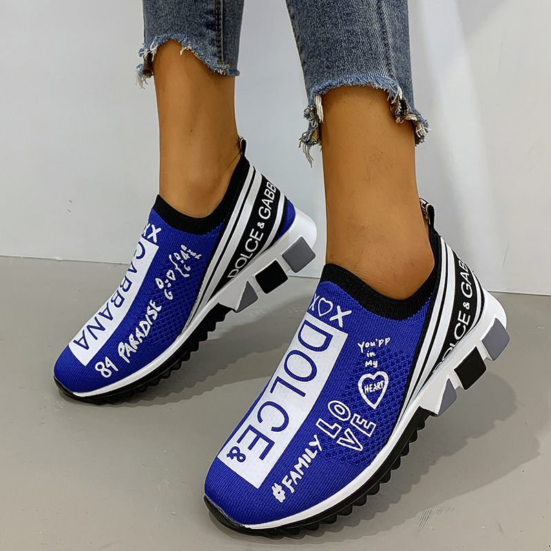 Letter K,nit Socks Shoes Plus Size Women