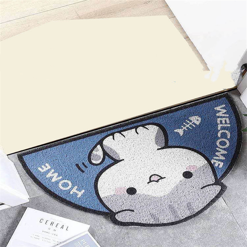 Home Antiskid Mat Can Be Customized Cut Silk Ring Mat