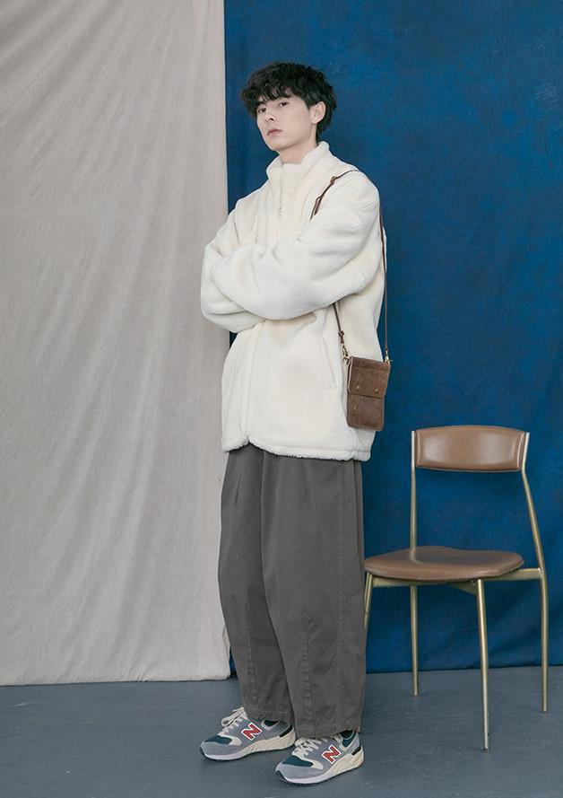 Lamb Fluffy Coat Winter Men And Women Couple Loose BF Cotton Coat