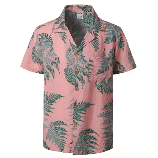 Men Shirts White Pattern Fashion Collar Business for Novelty