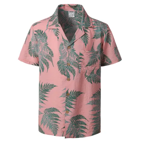 Men Shirts White Pattern Fashion Collar Business for Novelty