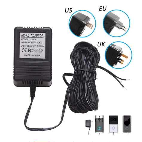 External Power Adapter For Video Doorbell