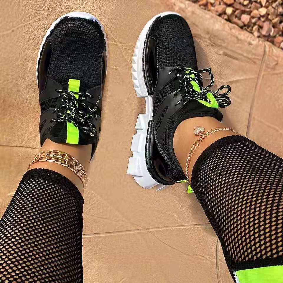 Large Size Color Matching New Single Shoes Women's Shoes